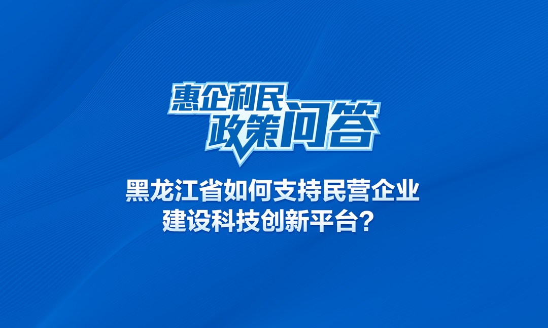 黑龙江省如何支持民营企业建设科技创新平台？